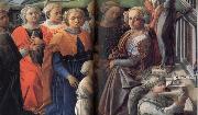 Fra Filippo Lippi Details of The Coronation of the Virgin oil on canvas